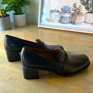 Naturalizer, Brand New Black Loafers with Heel